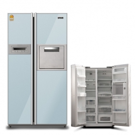 엘지 디오스 민트 하이그로시 1홈바 양문형 냉장고