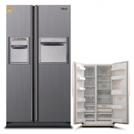 삼성 지펠 메탈 2홈바 양문형 냉장고